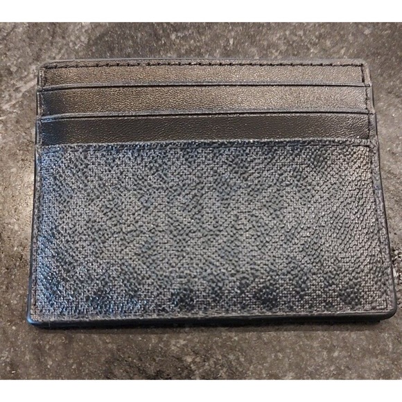 Michael Kors Card Holder Wallet Used Black/Red/White Used - Picture 5 of 9